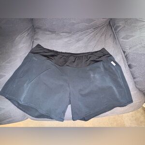 Oiselle Black Athletic Shorts Lightweight Performance